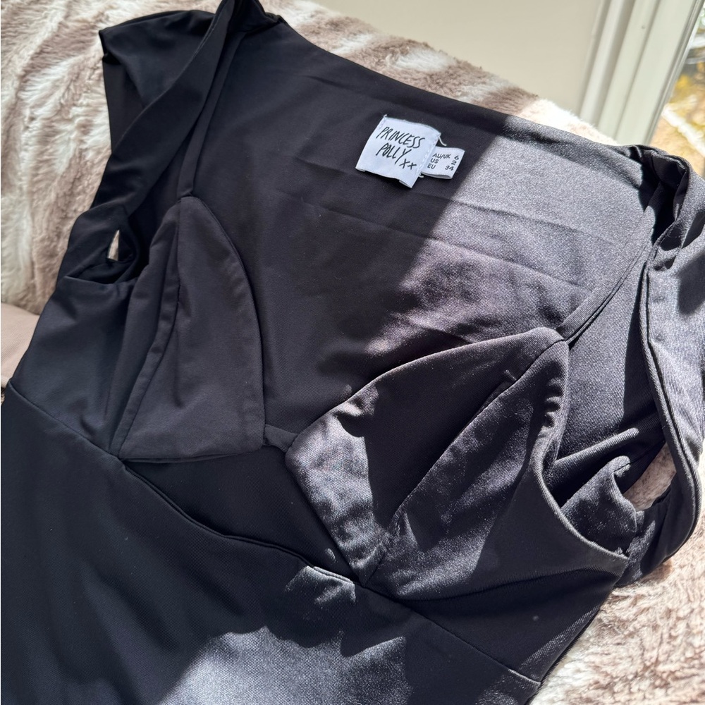 Princess Polly Sleek Black Top